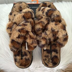 New French Connection plush comfy slippers